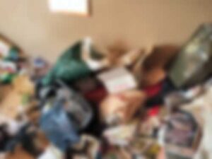 不用品回収の作業前の様子