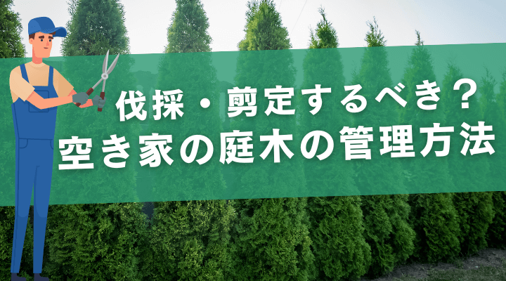 空き家の木は伐採すべき？空き家の庭木から発生するトラブルをご紹介！